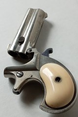 Remington Arms Co., Model 95 Type II Over/Under Derringer/Deringer, .41 Rimfire, 3" barrels, gorgeous grips! - 6 of 13
