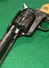 Colt 150th Anniversary Single Action Army SAA Buntline, 45 Long Colt / .45LC, 10" Barrel, Stunning Engraving! - 3 of 13