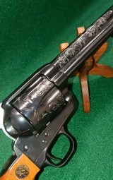 Colt 150th Anniversary Single Action Army SAA Buntline, 45 Long Colt / .45LC, 10" Barrel, Stunning Engraving! - 11 of 13