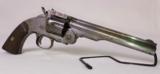 Smith & Wesson Model 3 Schofield, 1st Model, 45 Schofield Caliber, 7" Barrel - Antique 1875 - 6 of 14