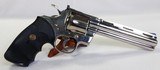 Colt PYTHON 357 Mag., BRIGHT Nickel, 6" Barrel SNAKE Revolver Vintage ~ 1979 ~ - 3 of 15