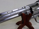 COLT Python .357 Magnum, FLASHY SS 6" BBL & stunning wood grips, Classic SNAKE revolver - 3 of 14