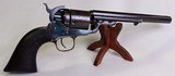 Samuel Colt 1851 Navy Conversion Revolver, .38 Caliber, 7.5" Barrel, Made in 1856 (Antique), with U.S. Navy Anchor mark, wonderful! - 3 of 15