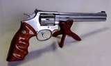 S&W Smith & Wesson Model 617, .22 LR, FLASHY Stainless 8" barrel, NO DASH model! - 1 of 13