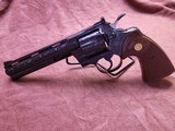 Factory D Engraved Colt Python, 6” ,357 magnum revolver, Mfd 1979 - 1 of 13