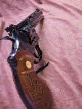 Factory D Engraved Colt Python, 6” ,357 magnum revolver, Mfd 1979 - 7 of 13