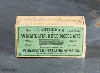 Sealed Box of Winchester 1873 44 40 WCF Ammunition
RARE & Highly Collectible
High Condition!