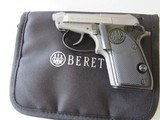 Beretta
Mod.21A
Bobcat
22LR
7RD
Serial #
DAA608920 - 1 of 8