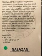 Connecticut Shotgun (CSMC / Galazan) RBL 20 Gauge SxS -- BRAND NEW with Upgrades - 4 of 4