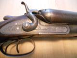 I. Hollis 10-bore Side-by-Side Double Hammergun - 1 of 12