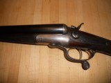 Vintage English Double Hammergun: Thomas Turner receiver with Army & Navy barrels - 1 of 7