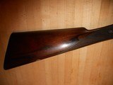 Vintage English Double Hammergun: Thomas Turner receiver with Army & Navy barrels - 6 of 7