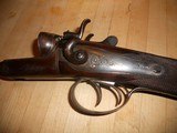 Vintage English Double Hammergun: George Gibbs - 2 of 10