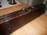 Vintage English Guncase - Leather, Brass Cornered with Henry Atkin Trade Label - 9 of 10