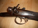 Vintage English Double Hammergun: George Gibbs - 2 of 11