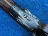 W R Pape 12 gauge (13 bore) SxS Hammer Shotgun with 30" Damascus Barrels - 3 of 15
