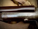 Rare W.W. Greener 12 Bore (2 1/2 in.) Double Barrel Back Action Jones Patent Rotary Underlever Hammer Rifle - 7 of 15