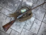 Fine Early Centerfire Engraved John Dickson & Son Double Barrel Rotary Underlever Hammer Shotgun - 1 of 15