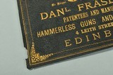 Original Dan'l Fraser & Co. Black Leather Trade Label - 3 of 4