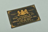 Original Dan'l Fraser & Co. Black Leather Trade Label - 2 of 4