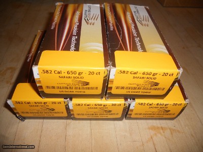 Custom Cutting Edge Banded Solids for BPE Rifles (.450, .500, and .577)