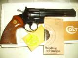 Colt .357 Python Revolver, NIB, never fired, .38/.357, 6" barrel, blued - 3 of 3
