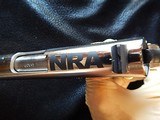 NRA 100th Year Limited Edition Arizona - Engraved Auto Ordnance 1911-A1 Nickel & Gold with Display Case - 65 of 100 - 11 of 15