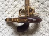 Gold Electroplated Belgian Proofed Prtion Pair of Muff Guns Perrcussion Circa 1850 - 6 of 12