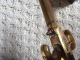 Gold Electroplated Belgian Proofed Prtion Pair of Muff Guns Perrcussion Circa 1850 - 11 of 12