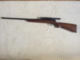 Winchester Model 74 .22 L. Rifle 1945 Manufacture with Weaver G4 Scope - 1 of 9