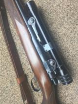 Winchester Model 70 in .220 Swift, 1945 Manufacture with Period Stith Scope and Mount - 3 of 13