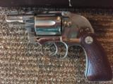 2nd Issue Nickel Colt Detective Special with Factory Shroud 1955 Manufacture With Original Box and Accessories - 2 of 15