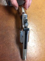 Nickel Smith and Wesson Model 19-3 .357 Magnum with Original Box and Sight Adjustment Tool - 8 of 11