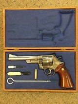 Nickel Smith and Wesson 29-2 .44 MAG In Presentation Case - 1 of 10