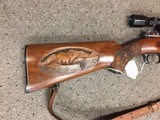 Sears / J.C. Higgins Model Model 50 FN Receiver Belgium .270 Hand Carved Stocks Weaver Scope - 2 of 11