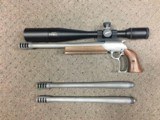 M.O.A. Corp. Maximum Pistol with three barrels 6mm PPC, .223, and .260 Rem - 2 of 12