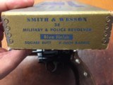 Smith & Wesson Military and Police Pre Model 10 .38 special 1955-56 Manufacture with Box - 10 of 10