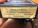 Smith & Wesson K-38 Combat Masterpiece .38 SPC 1955 Manufacture with Box - 15 of 15