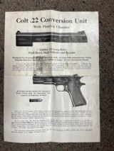 Colt 1911 .22LR Conversion Kit in original box with original instructions - 11 of 12