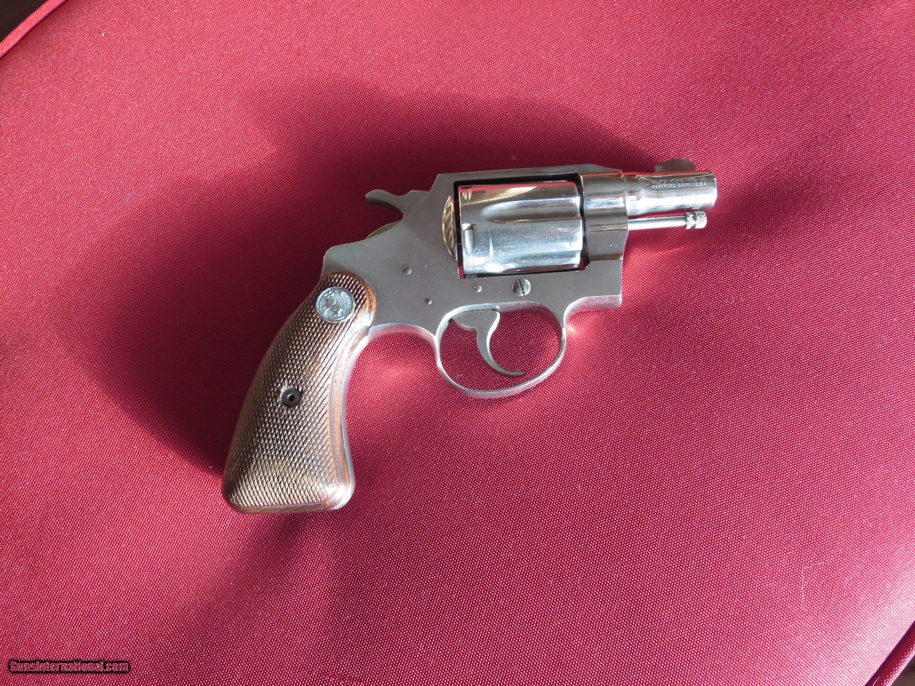 1964 Colt Detective Special Revolver, 38 Special, Wood Grips, Excellent ...