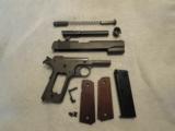 1918 M1911 USGI Pistol w/Heart Shape Grip Frame.
Parkerized/Rework w/o Arsenal Stampings.
Excellent Condition/Function - 4 of 15