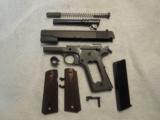 1918 M1911 USGI Pistol w/Heart Shape Grip Frame.
Parkerized/Rework w/o Arsenal Stampings.
Excellent Condition/Function - 3 of 15
