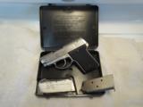 AMT 45 ACP Backup Pistol.
LNIB with extra magazine, all original paperwork and plastic box - 1 of 3