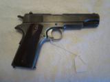 1918 Colt M1911 USGI Pistol, 45 ACP, Pristine Stampings, Original Black Colt Finish and Large Diamond Grips - 1 of 15