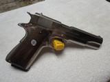 Colt Mark IV Series 70 1911 Nickel Plate Original Wood Grips, 1973 Vintage .45 Automatic. Excellent Condition. - 1 of 13