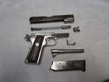 Colt Mark IV Series 70 1911 Nickel Plate Original Wood Grips, 1973 Vintage .45 Automatic. Excellent Condition. - 8 of 13