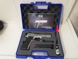 Sarsilmaz Kilinc 2000 Mega 9mm Pistol, Stainless Steel Finish, Double Action, Perfect Function/Finish, 15 Rd Mag - 1 of 5