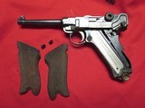 1916-17 DWM Swiss Police Luger, 30 Luger Caliber, Released for Commercial Sales, No Import Marks, 2 Mags, Swiss Holster - 4 of 15