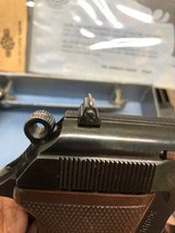1954 Manurhin "Walther-Sporter" 22LR Target Pistol, 90% Condition, 8 3/8" Barrel, Brown Plastic Target Grips - 10 of 14