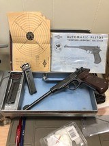 1954 Manurhin "Walther-Sporter" 22LR Target Pistol, 90% Condition, 8 3/8" Barrel, Brown Plastic Target Grips - 1 of 14